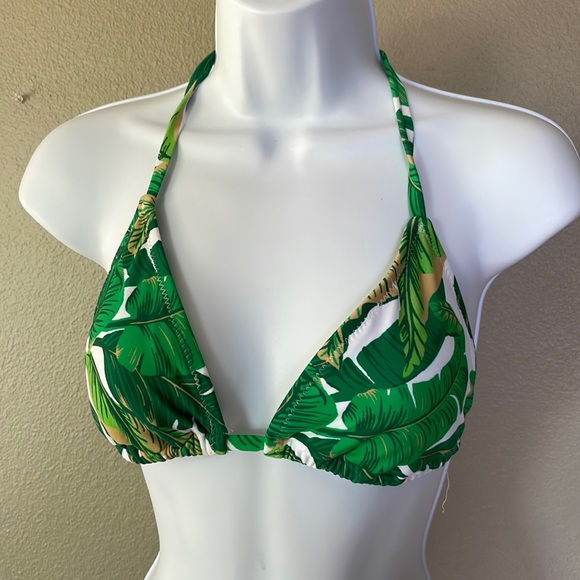 Tropical print bikini top - Picture 1 of 4
